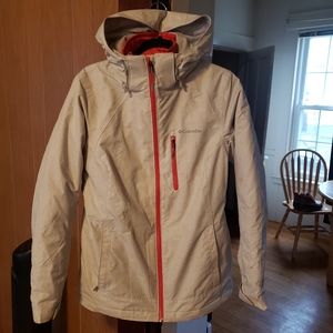 Columbia 3 in 1 waterproof ski jacket omni-heat